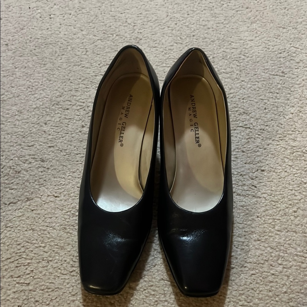 Andrew Geller Black Women's high heel shoes size 8.5 Vintage